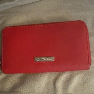 Brooks Brothers Red Zip Wallet